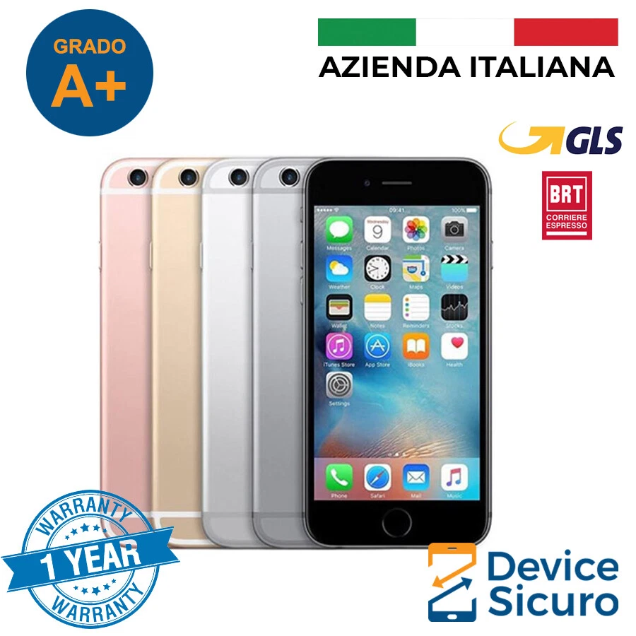 Apple iphone 6S 16GB 32GB 64GB 128GB + GARANZIA USATO RICONDIZIONATO grado A - Immagine 1 di 1
