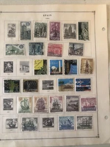 Collection Foreign On Pages Spain Mint Used Some Cols Few Not Spain - Picture 1 of 13