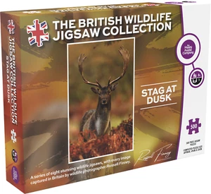 STAG AT DUSK 500 PIECE jigsaw puzzle British Wildlife Collection - Picture 1 of 2