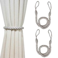 Hiastra Curtain Tieback Tie Backs Holdbacks Handmade Braid Durable Curtains Rope