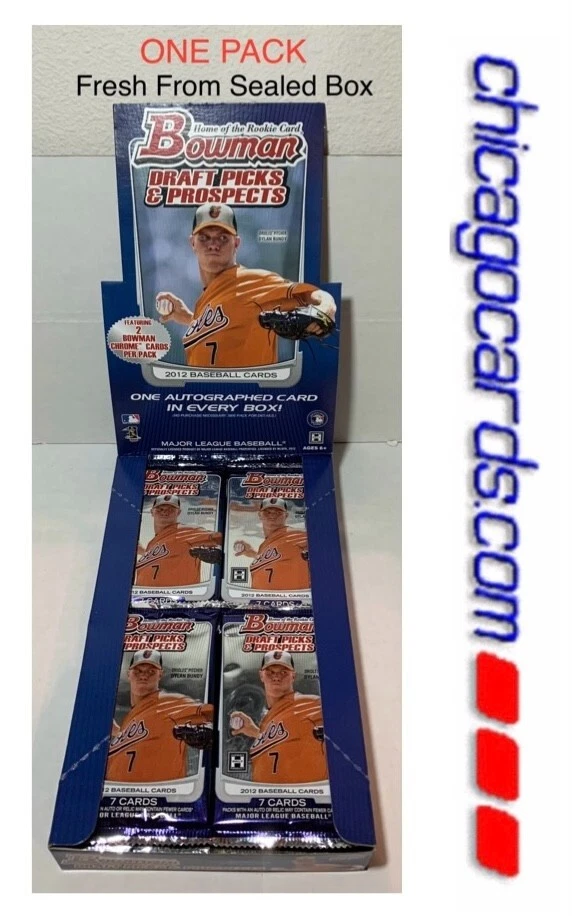 2012 Bowman Draft Pick Prospect Hobby Pack Look4 Bryce Harper Auto RC Correa