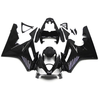 Комплект обтекателя из черного пластика для кузова Triumph Daytona 675 2006 2007 2008 ABS - Изображение 1 из 4