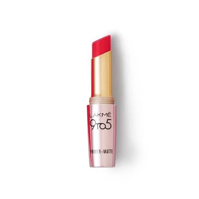 Lakme 9 To 5 Primer + Matte Lipstick Color Red  For Women & Girl p977 - Image 1 of 4