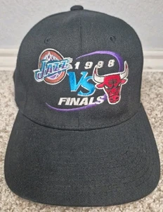 De colección 1998 Finales NBA Utah Jazz vs Chicago Bulls New Era Snapback Gorra Gorra - Imagen 1 de 5