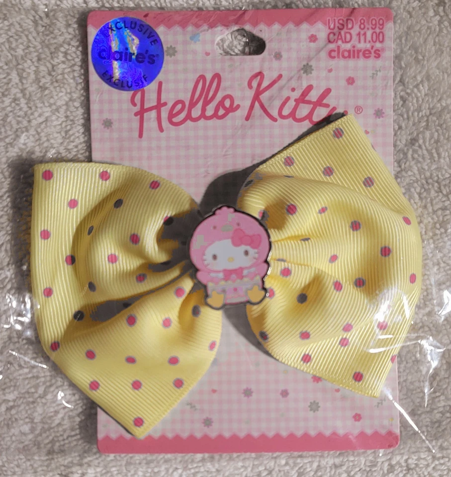 HELLO KITTY - девочек волосы бант - новый запечатанный - Изображение 1 из 1