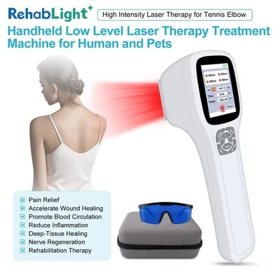 Портативное портативное лазерное обезболивающее устройство терапия красным светом домашнее использование 2500 МВт США - Изображение 1 из 4