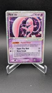 Pokémon TCG Mew EX Holon Phantoms Holo Ultra Rare Card 100/110 - Picture 1 of 2