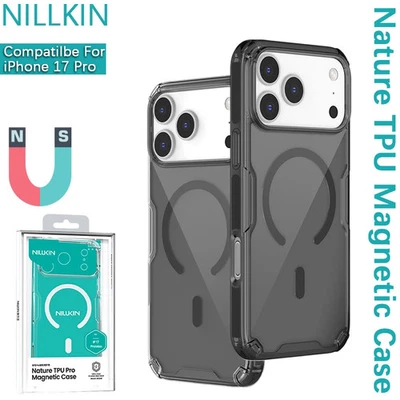 Capa TPU transparente à prova de choque Nillkin para iPhone 17 Pro Max Magsafe - Imagem 1 de 4