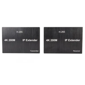 EU Plug KVM USB Extender 4K At 60Hz HD Multimedia Interface 2.0 Over CAT6 CAT CB - Afbeelding 1 van 24