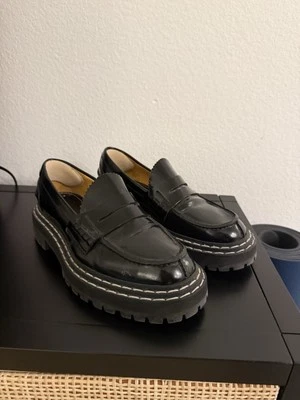 Mocasines de plataforma con suela negra PROENZA SCHOULER, talla 37 Foto 1 de 4