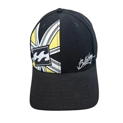 Gorra Billabong Y2K Ajustada Negra Amarilla Talla Pequeña/Mediana Streetwear Patinador Retro Foto 1 de 4