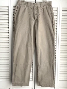Polo Ralph Lauren Prospect Pants Mens 33 x 30 Flat Front Khaki Chino - Picture 1 of 14