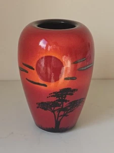 Poole Pottery African Sky Vase - 17cm Tall - Picture 1 of 8