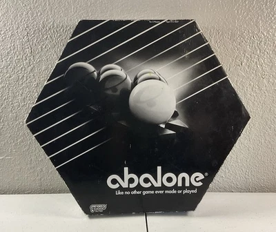 Vintage 1990 Abalone Board Game 7360 By Galoob Missing One Black Marble - Image 1 of 4