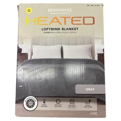 Manta de visón loft térmico BERKSHIRE en tamaño queen 84"x90" color es beige Foto 1 de 4