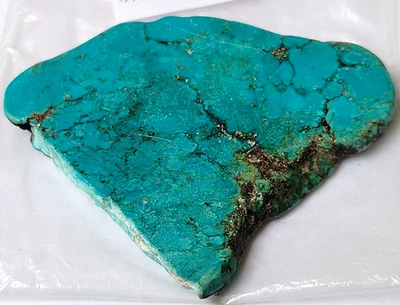 Natural Carico Lake Turquoise 469.80 Ct. Slab Untreated Gemstone Gift for Women - Image 1 of 4