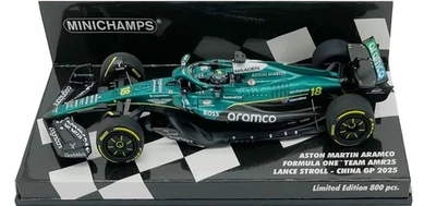 Minichamps Aston Martin AMR25 China 2025 Eddie Jordan Tribute Lance Stroll 1/43 - Image 1 of 4