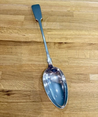 Large, Quality Antique Silver Plated Basting Spoon, Old English Pattern c.1900 - Image 1 of 4