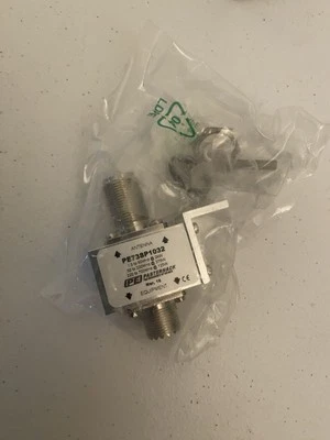 Protector contra sobretensiones Pasternack PE73SP1032 UHF F/F entrada/salida coaxial RF 1,5 MHz Foto 1 de 2