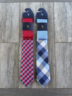 Lote de dos - Polo EE. UU. ASSN. Juego de Corbata y Bolsillo Cuadrado - NUEVO Foto 1 de 3