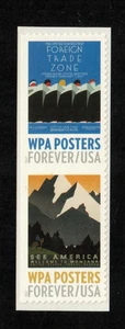 Scott 5185 with 5180 Forever WPA Posters MNH Free shipping in US - Picture 1 of 1