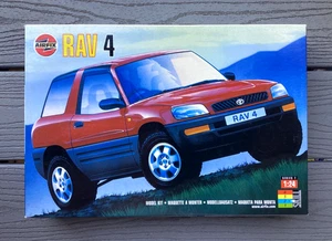 AIRFIX 1/24 SCALE TOYOTA RAV 4 ON AND OFF ROAD SUV PLASTIC MODEL KIT # 07400 NIB - Picture 1 of 11