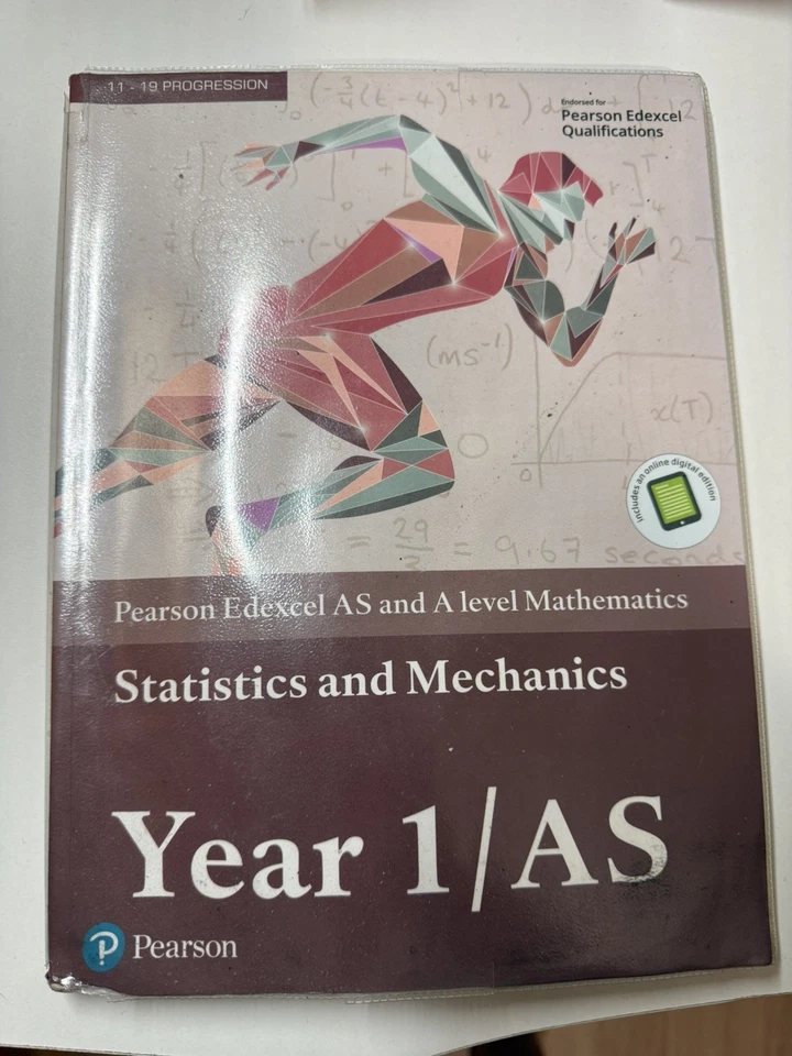 Pearson Edexcel AS and A Level Mathematics Pure, Stats, Mech Year 1/AS, Textbook - Image 1 of 1
