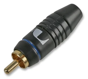 PRO SIGNAL - Phono Plug, Goud, Blauw - Afbeelding 1 van 1