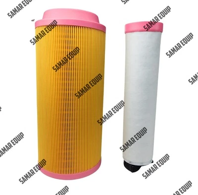 JCB GENUINE- (PART NO- 32/917805) REPLACEMENT INNER & OUTER AIR FILTER SET - Image 1 of 4
