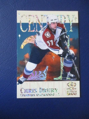 1999-00 PACIFIC CROWN ROYALE HOCKEY CHRIS DRURY #3 SIGLO 21/375 Foto 1 de 2