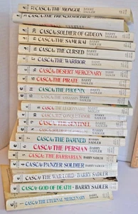 21 VNTG Paperbacks Casca Eternal Mercenary Barry Sadler Missing #12 - Picture 1 of 21