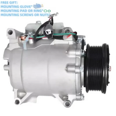 AC Compressor For Honda CR-V CRV 2.4L 2002 2003 2004 2005 CO 10663AC 38810PNB006 - Imagem 1 de 4