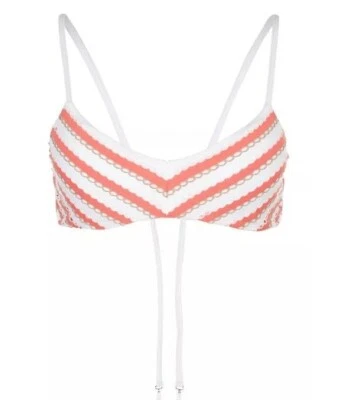 Top de bikini Seafolly 155067 Coast to Coast para mujer talla 8 Foto 1 de 4