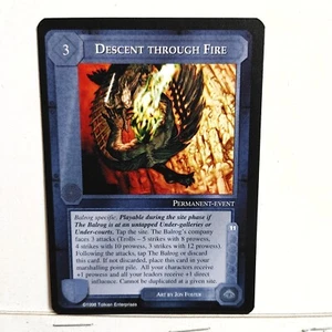 MECCG ""BALROG""--- DESCENSO A TRAVÉS DEL FUEGO --- RARO -- CASI NUEVO/COMO NUEVO - Imagen 1 de 1