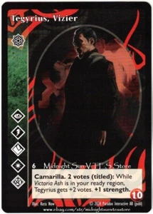 Tegyrius, Visir Banu Haqim Promo 2024 V:TES VTES Vampire CCG - Imagen 1 de 1