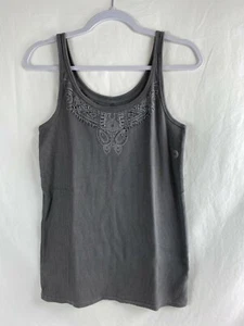 New York & Company Top Gray And Sequins Art Neckline Sz S. A.75. - Picture 1 of 3