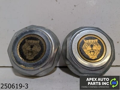 OEM 1980-1987 Jaguar XJ6 4.2L  wheel center cap 2 PC SET - Image 1 of 4