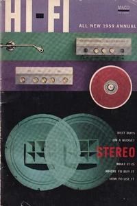 Hi-Fi estéreo Best Buys on a Budget revista MACO circa 1959 - Imagen 1 de 2