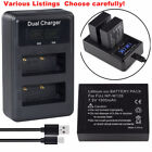 Battery OR Charger for Fujifilm X-Pro1 Pro2 Pro3 X-T1 T2 X-T3 X-T10 X-T20 X100F