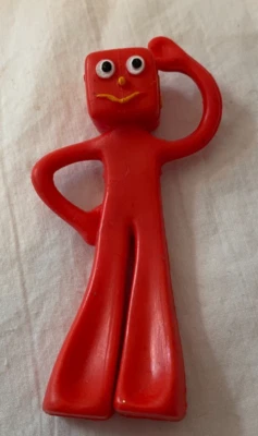 1986 Blockhead Gumby Art Clokey Collectible 3" Figure Made in Hong Kong — 第 1/4 张图片