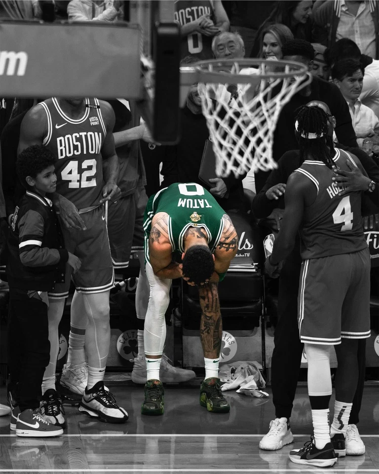 Foto 8x10 NBA Jayson Tatum Time Expire Boston Celtics 2024 Finales Campeones Foto 1 de 1