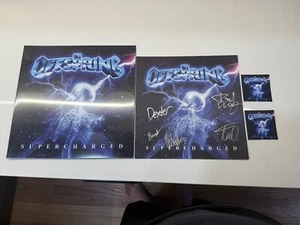 The Offspring SIGNED LP Supercharged LIMITED Galaxy Nebula Vinyl IN HAND - Picture 1 of 4