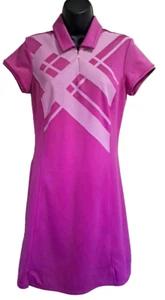 Adidas Climalite Pink Golf Tennis Dress Women's 4 Small 1/4 zip Modest - Picture 1 of 5