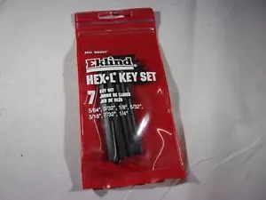 EKLIND 7pc. HEX-L ALLEN KEY SET-NO BALL-- SAE # 69207 - Picture 1 of 2
