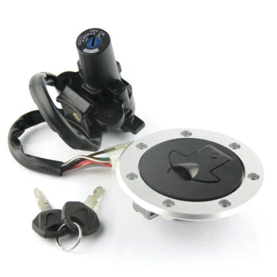 For Kawasaki ZR400 (XANTHUS) ZZR400 93-2006 Ignition Key Switch Lock Set - Imagem 1 de 4