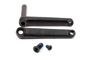 BSD BMX Substanzkurbeln 165 mm - flach schwarz - Bild 1 von 1