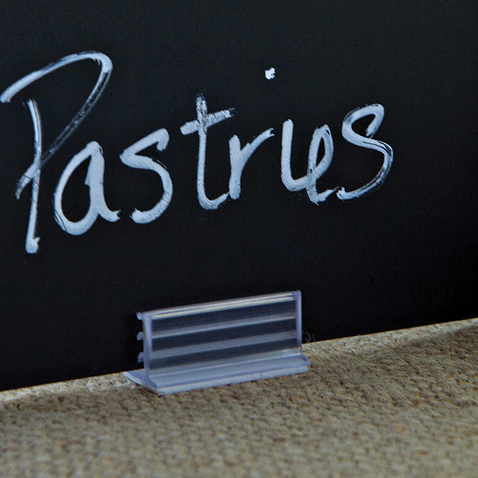 Deflecto SUPERGRIP Sign Holder With Adhesive 50 Piece 20002CR