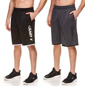 AND1 Men'S Basketball Gym & Running Shorts W/Elastic Waistband & Pockets - 12 In - Picture 1 of 12