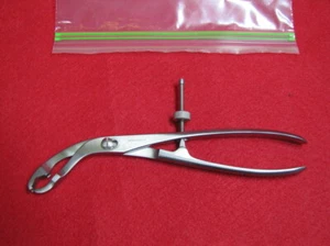 V.Mueller OS910-051 Surgical Verbrugge Bone Holding Foreceps W/Speed Lock - Picture 1 of 3