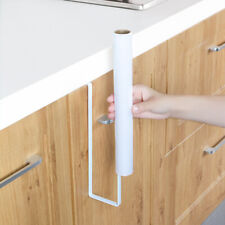 Roles de cocina soporte de metal blanco toallero bajo armario sobre la puerta